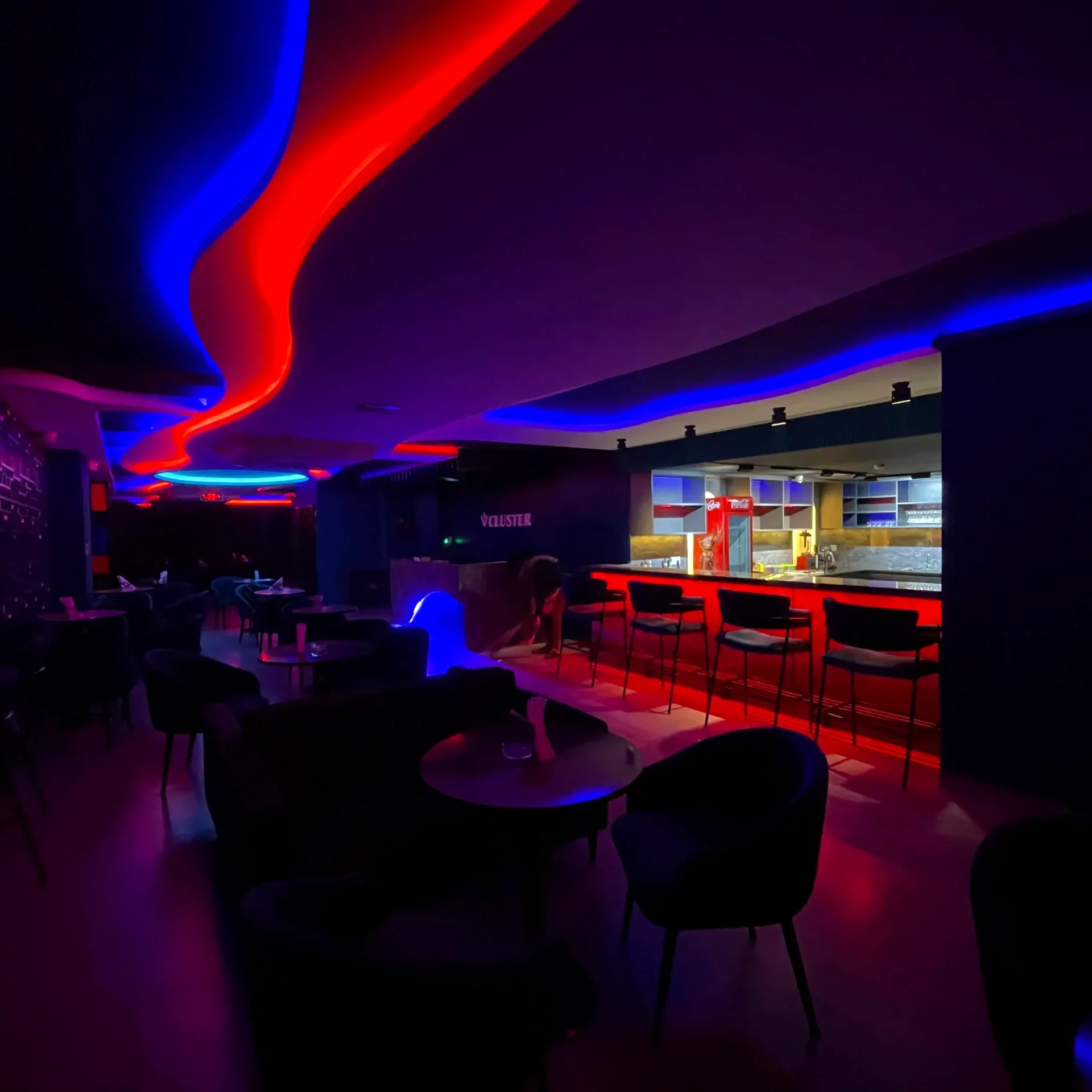 Cluster restaurant atmosphere and guest experience